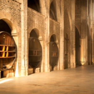 Abbaye de Valmagne .La nef et le chai